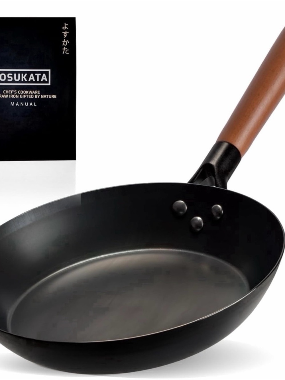 Carbon steel frying pan